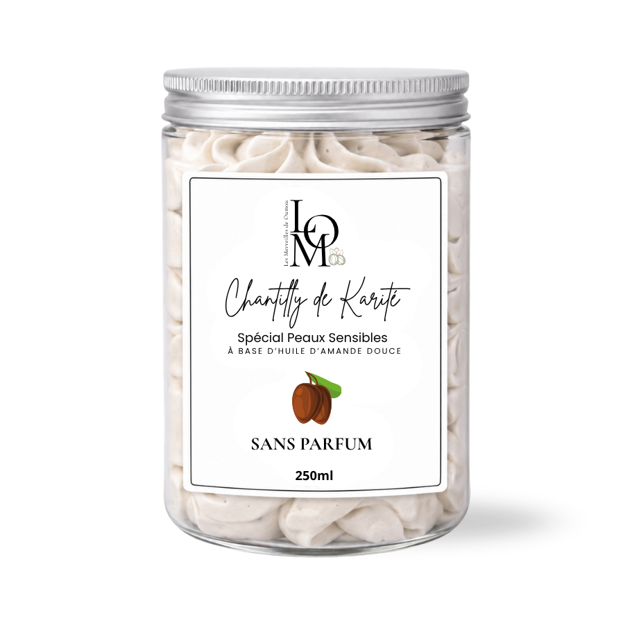 Chantilly Karité spéciale peaux sensibles