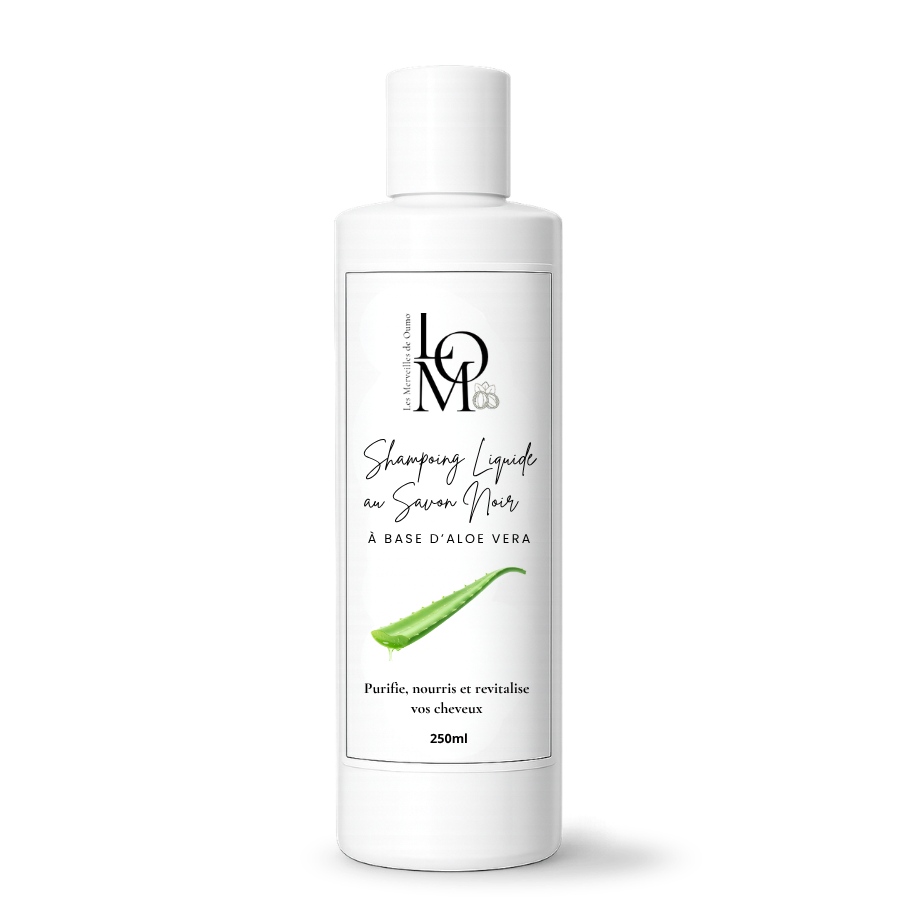 Shampoing Liquide au Savon Noir